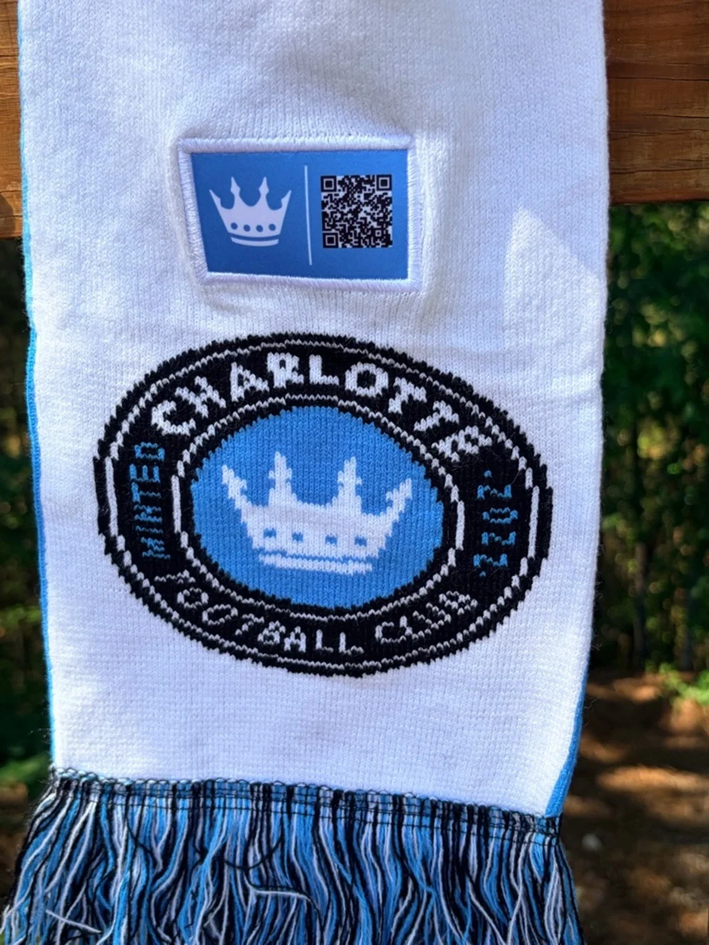 Charlotte Football Club Uniting the Carolinas 2024 Scarf State Silhouettes